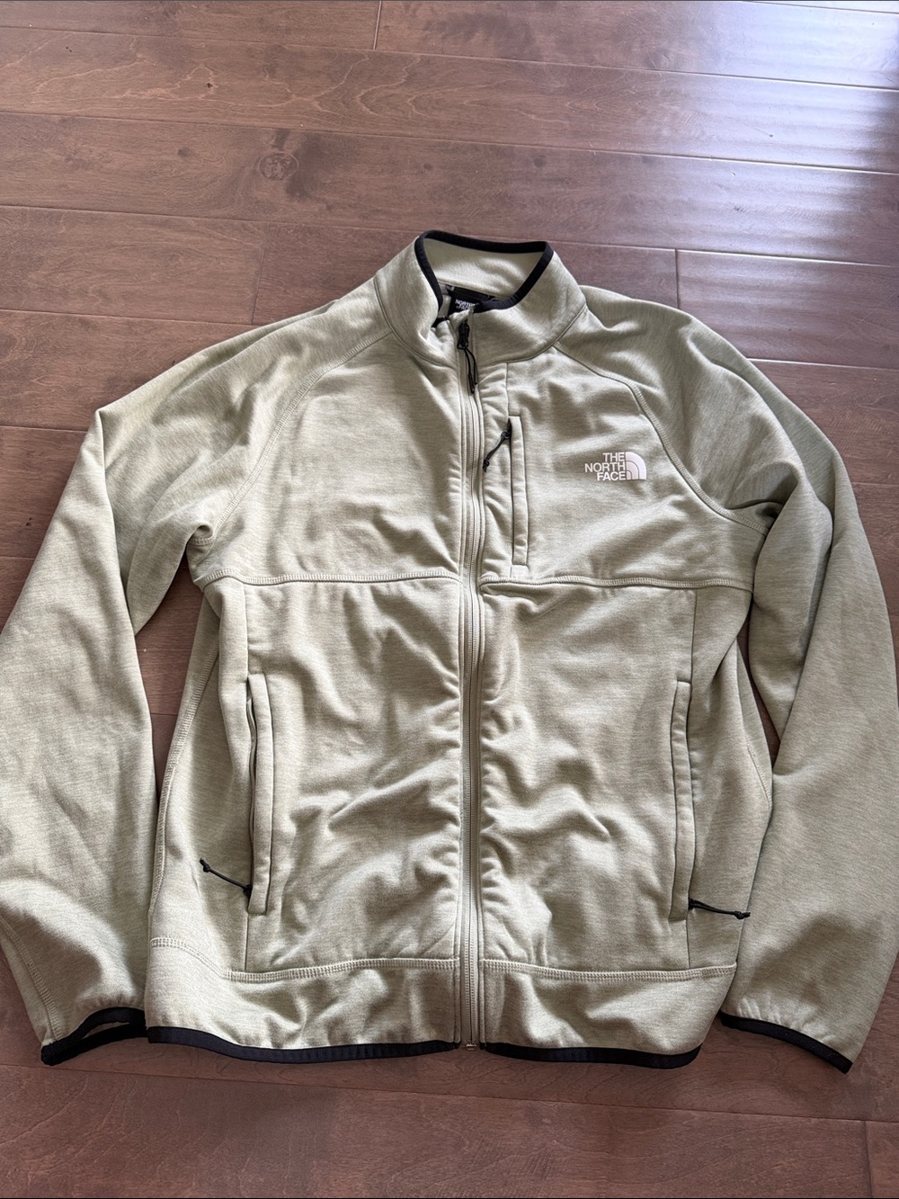 The North Face Men's Sage Green Full-Zip Jacket
